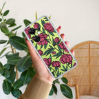 Wild Rose Transparent Silicon Case For OnePlus Nord CE 3 5G