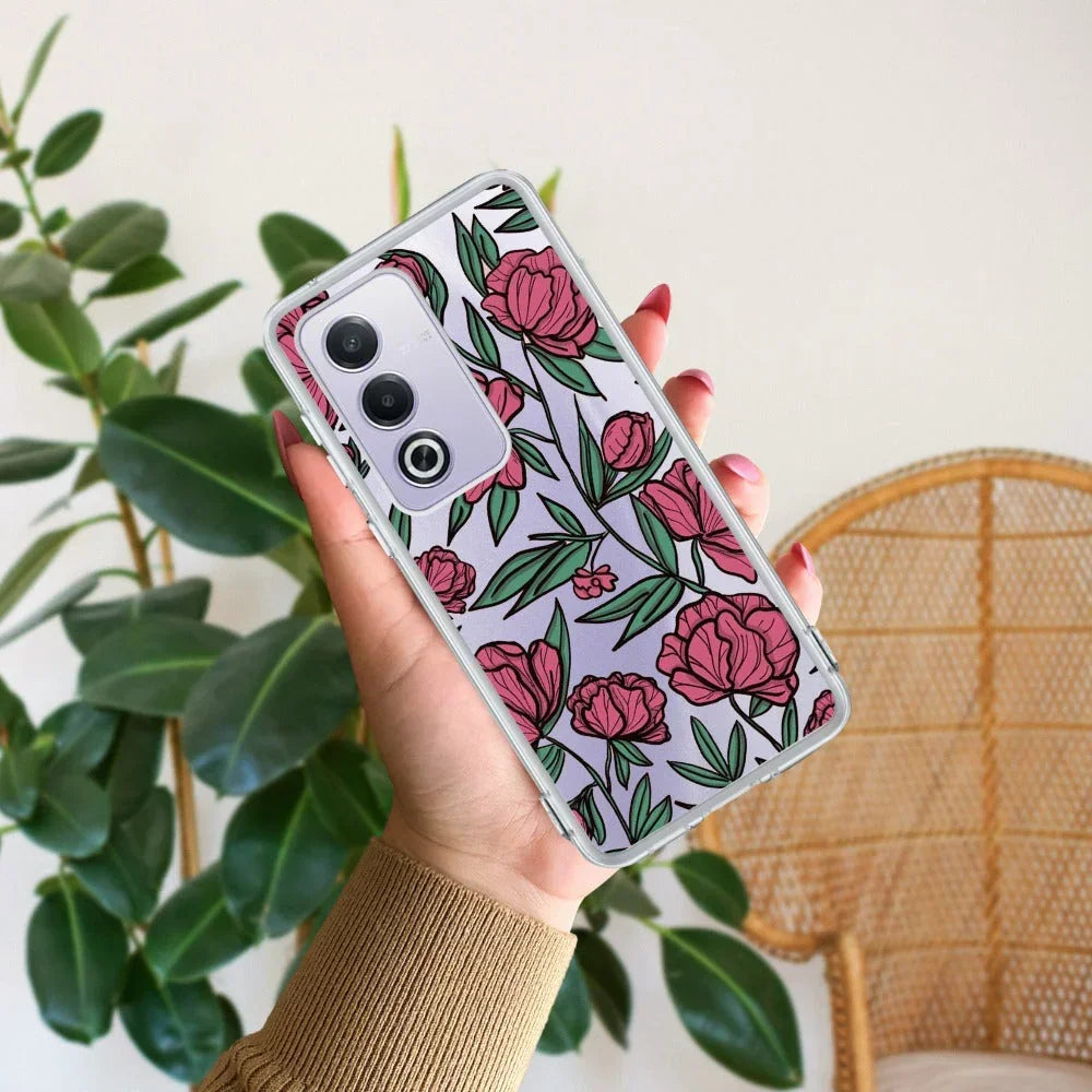 Wild Rose Anti Yellow Case For Oppo A3 Pro 5G