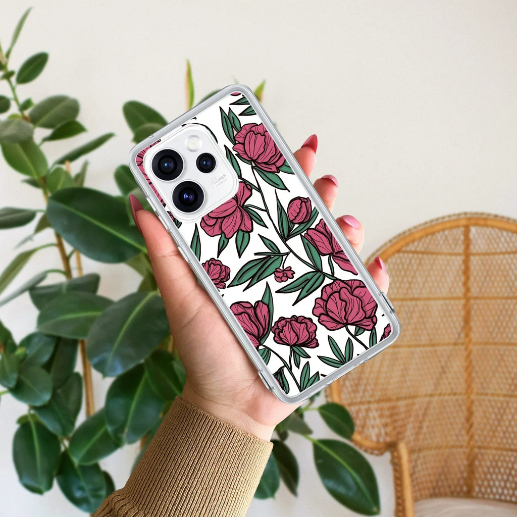 Wild Rose Anti Yellow Case For Oppo Reno 15 Pro Mini 5G