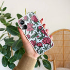 Wild Rose Transparent Silicon Case For Realme 10 4G