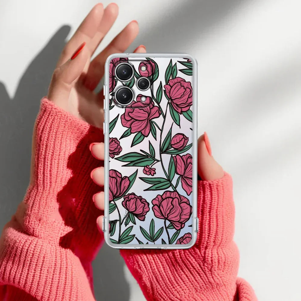 Wild Rose Transparent Silicon Case For Redmi/Xiaomi - ShopOnCliQ