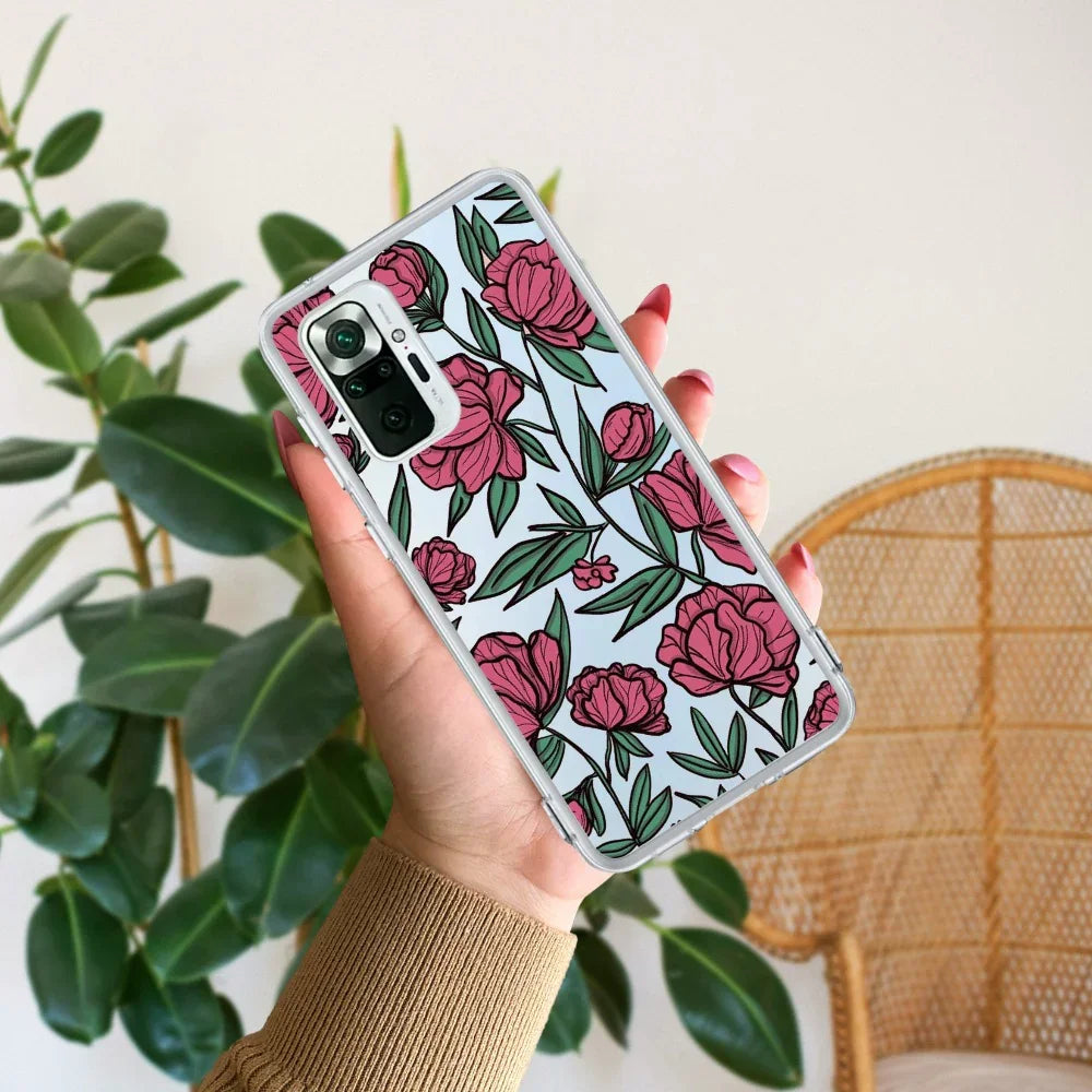 Wild Rose Transparent Silicon Case For Redmi/Xiaomi - ShopOnCliQ