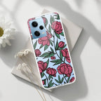 Wild Rose Transparent Silicon Case For Redmi/Xiaomi - ShopOnCliQ