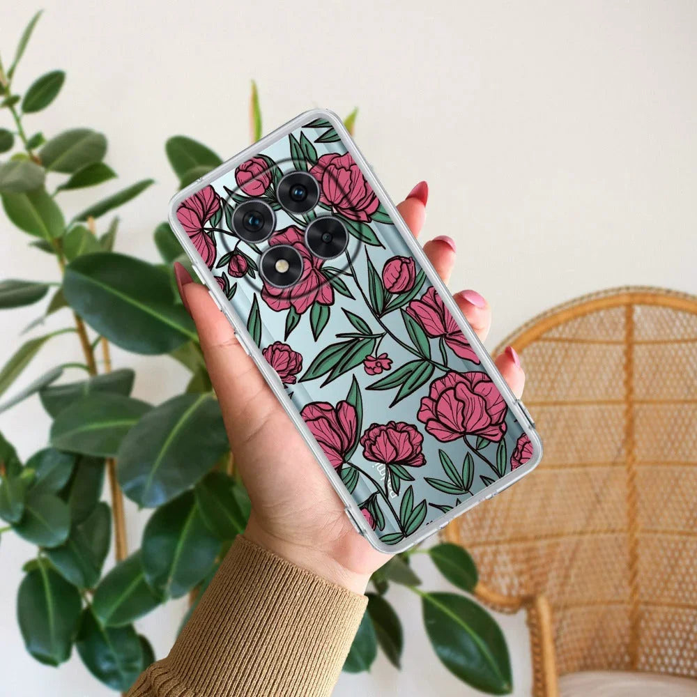 Wild Rose Transparent Silicon Case For Poco - ShopOnCliQ