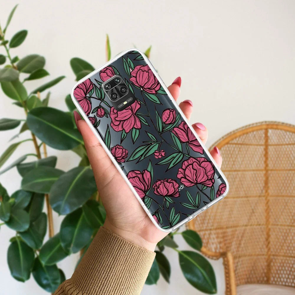 Wild Rose Transparent Silicon Case For Redmi/Xiaomi - ShopOnCliQ