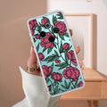 Wild Rose Transparent Silicon Case For Vivo T4 5G