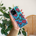Wild Rose Transparent Silicon Case For Vivo Y35