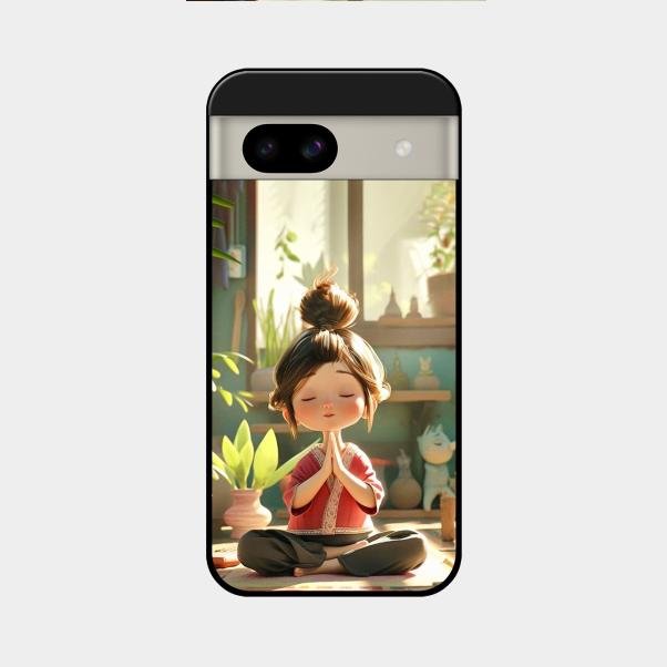 Yoga Glossy Metal Case Cover For Google Pixel 8A 5G