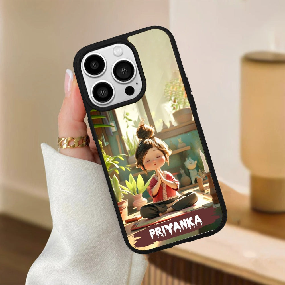 Yoga Glossy Metal Case Cover For iPhone