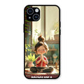 Yoga Glossy Metal Case Cover For iPhone 14 Plus