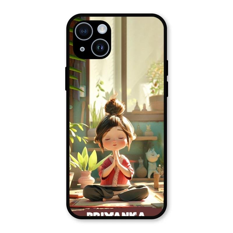 Yoga Glossy Metal Case Cover For iPhone 14 Plus