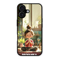 Yoga Glossy Metal Case Cover For iPhone 16 Plus