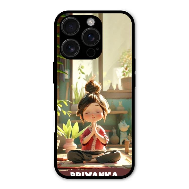 Yoga Glossy Metal Case Cover For iPhone 16 Pro