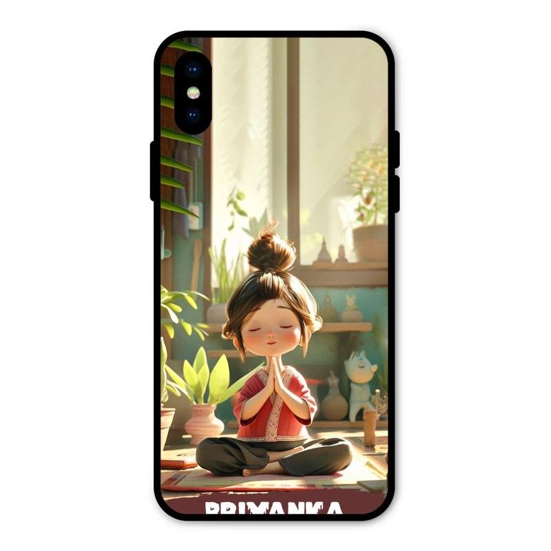 Yoga Glossy Metal Case Cover For iPhone XS