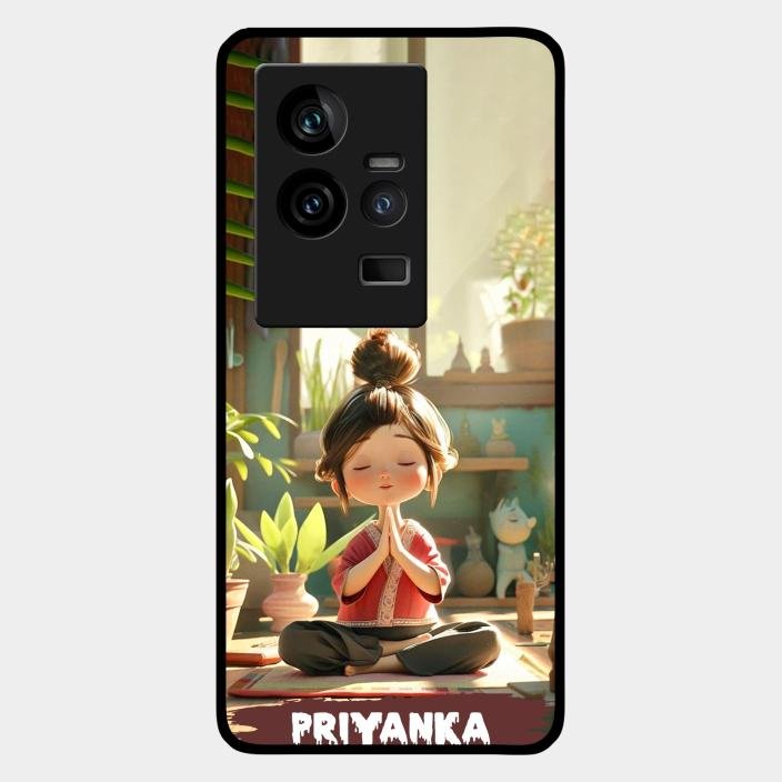 Yoga Glossy Metal Case Cover For Iqoo 11 5G