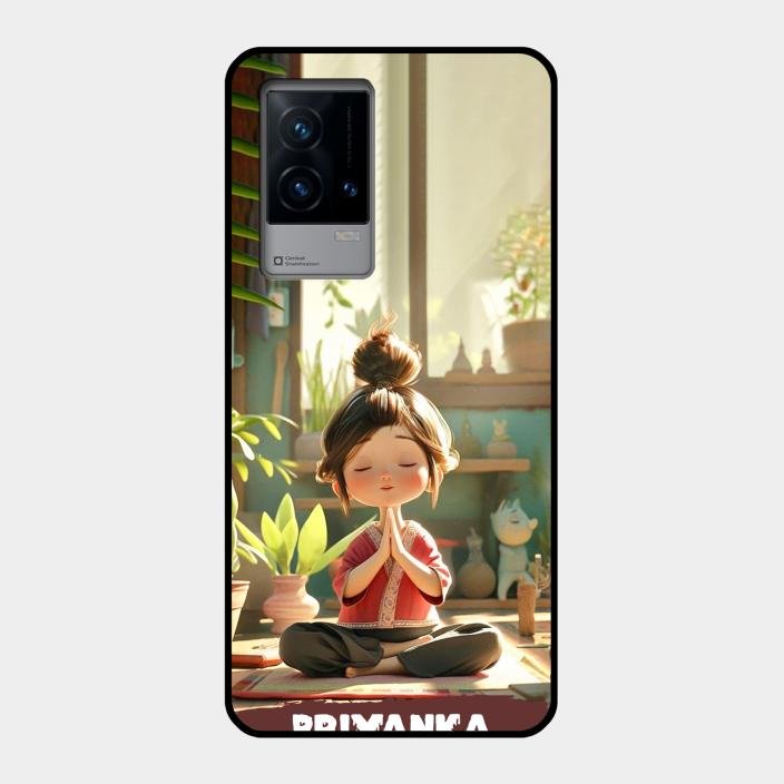 Yoga Glossy Metal Case Cover For Iqoo 9 5G