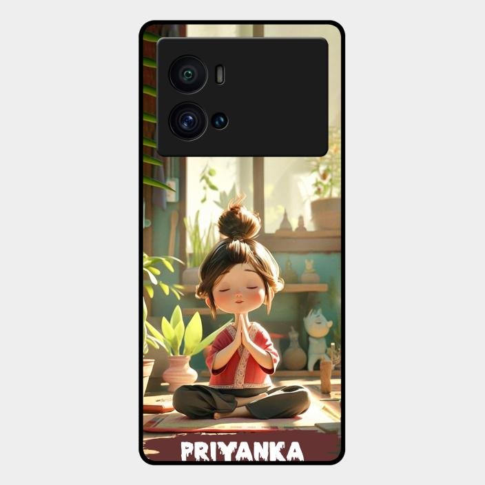 Yoga Glossy Metal Case Cover For Iqoo 9 Pro 5G