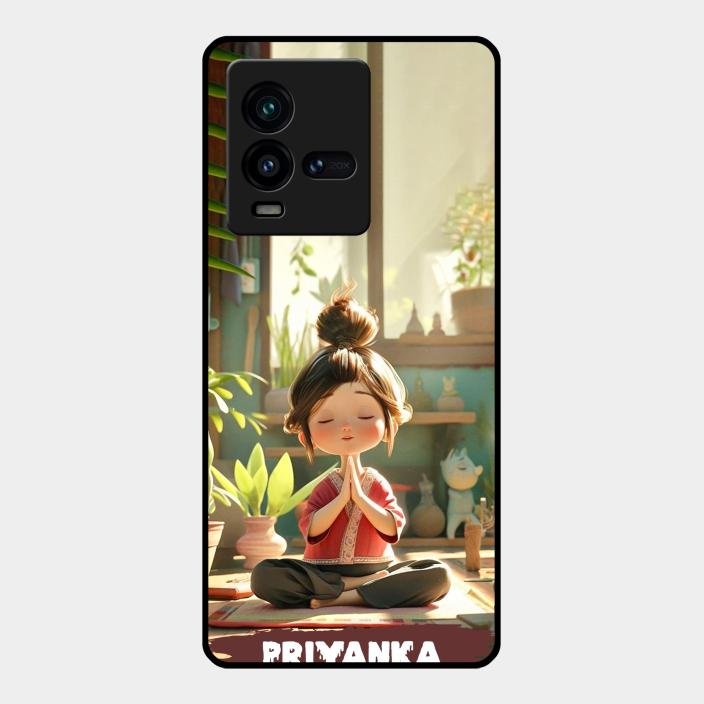 Yoga Glossy Metal Case Cover For Iqoo 9T 5G