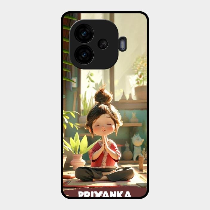 Yoga Glossy Metal Case Cover For Iqoo Neo 10R 5G