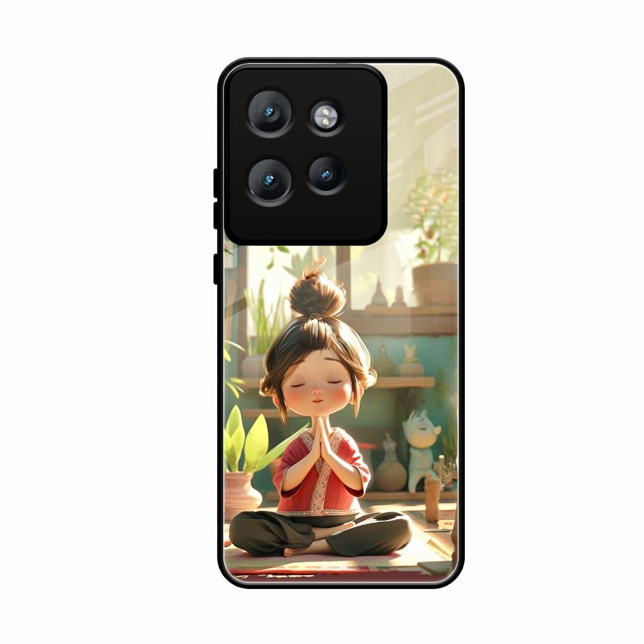 Yoga Glossy Metal Case Cover For Motorola Edge 50