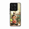 Yoga Glossy Metal Case Cover For Motorola Edge 60 Stylus 5G