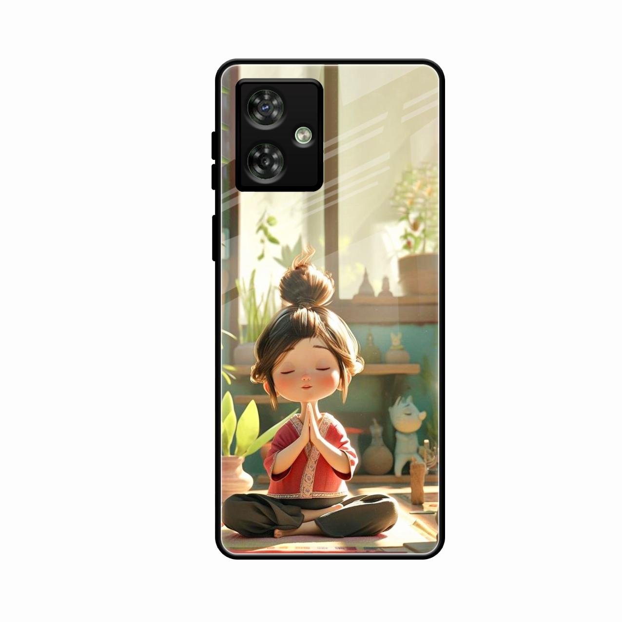 Yoga Glossy Metal Case Cover For Motorola G64 5G
