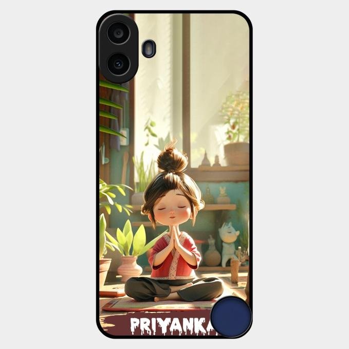 Yoga Glossy Metal Case Cover For Nothing Cmf Phone 1
