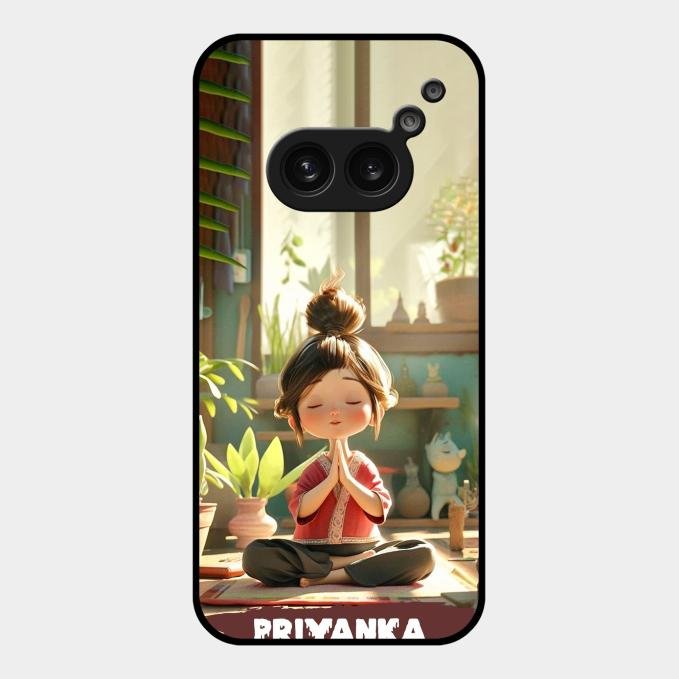 Yoga Glossy Metal Case Cover For Nothing Phone 2A 5G