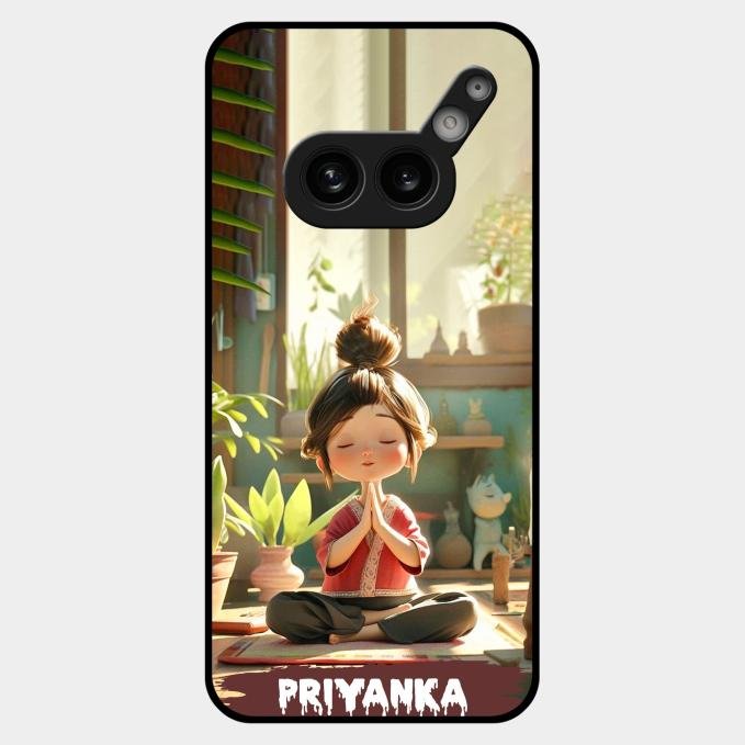 Yoga Glossy Metal Case Cover For Nothing Phone 2A Plus