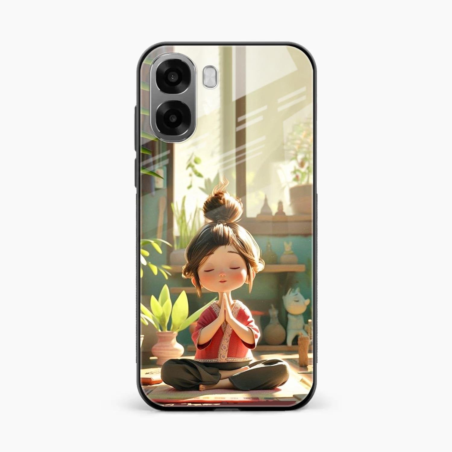 Yoga Glossy Metal Case Cover For Oppo A6X 5G