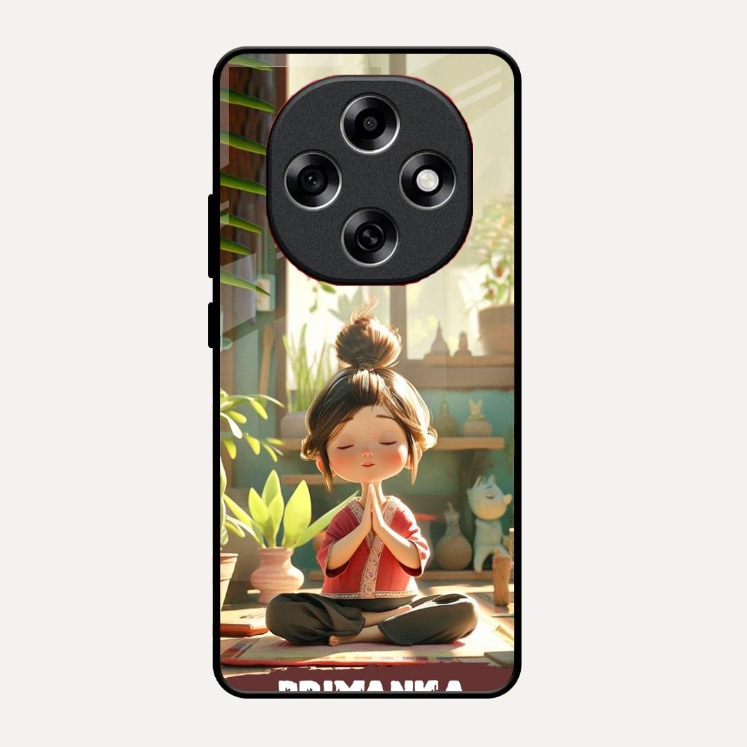 Yoga Glossy Metal Case Cover For Oppo F31 Pro 5G
