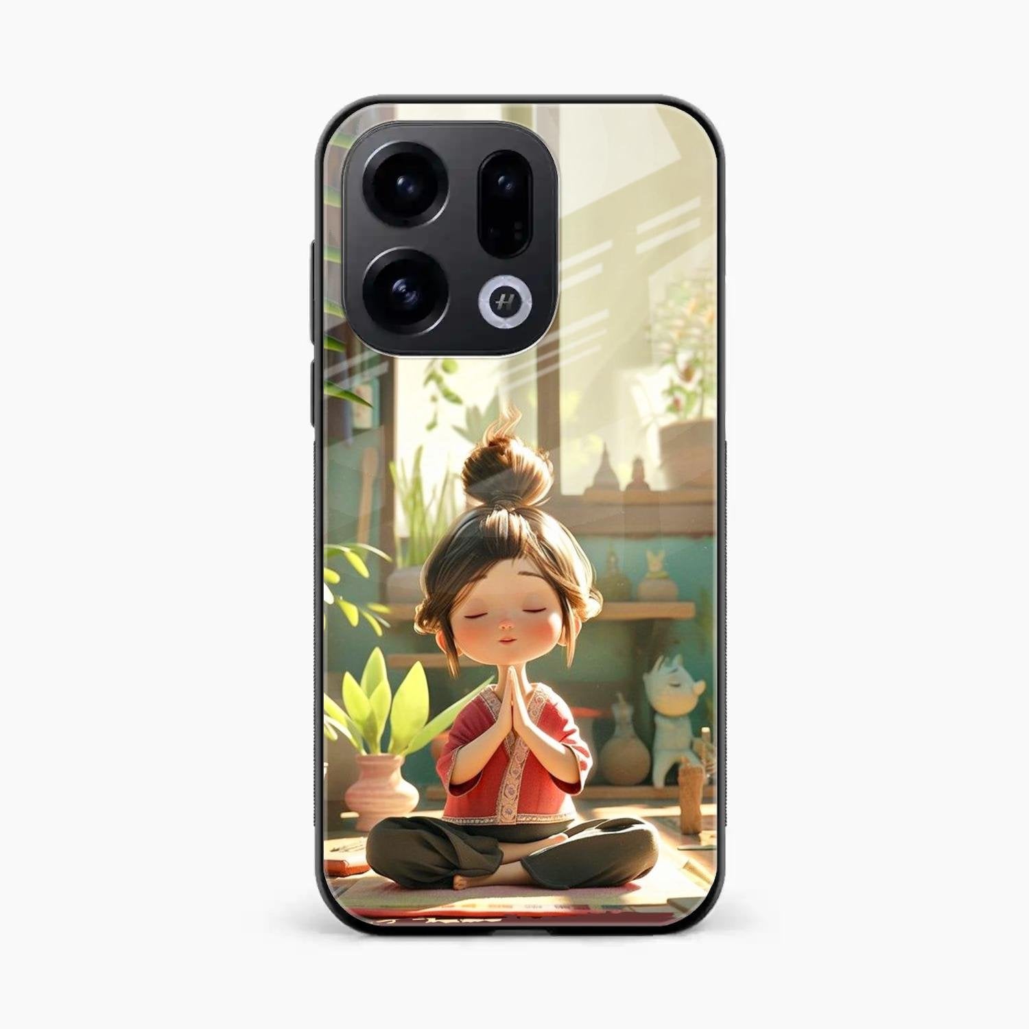 Yoga Glossy Metal Case Cover For Oppo Find X9 5G