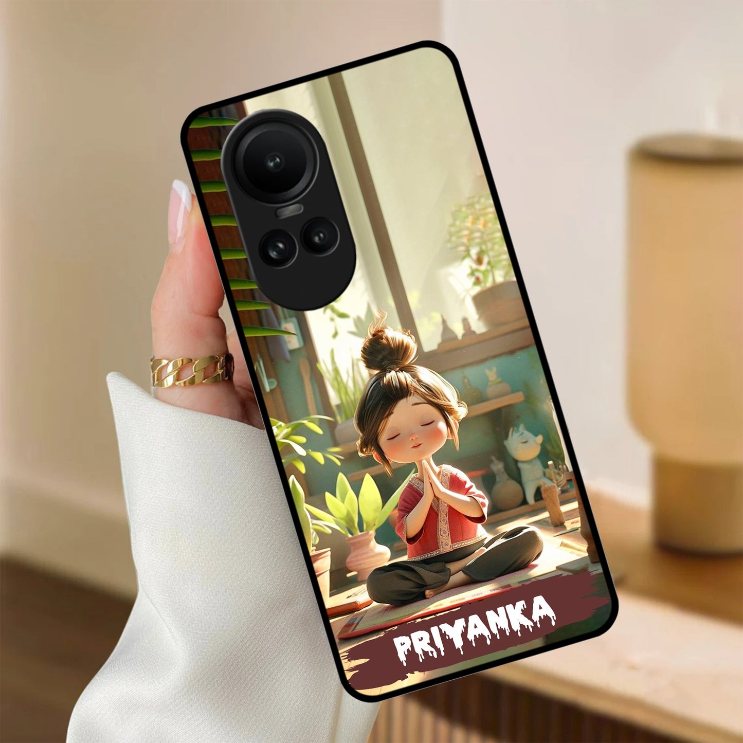 Yoga Glossy Metal Case Cover For Oppo