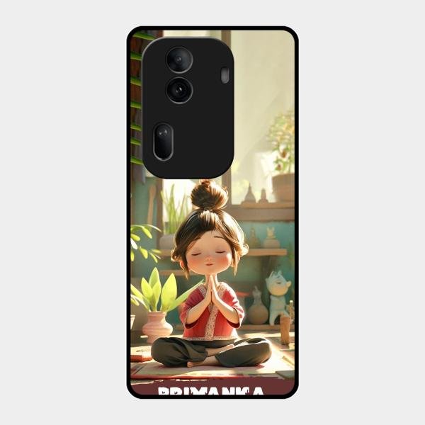 Yoga Glossy Metal Case Cover For Oppo Reno 11 Pro 5G