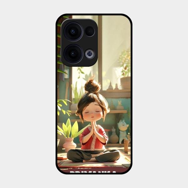 Yoga Glossy Metal Case Cover For Oppo Reno 13 5G