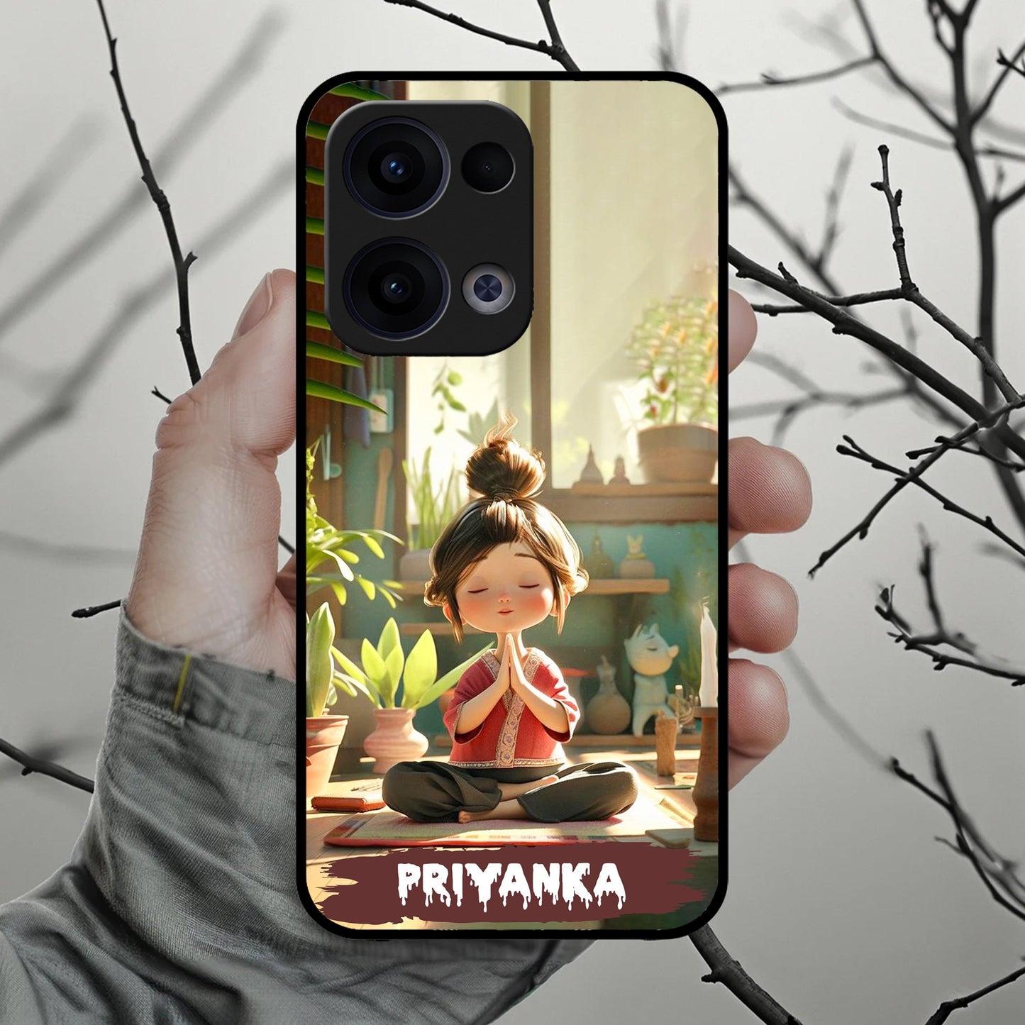 Yoga Glossy Metal Case Cover For Oppo