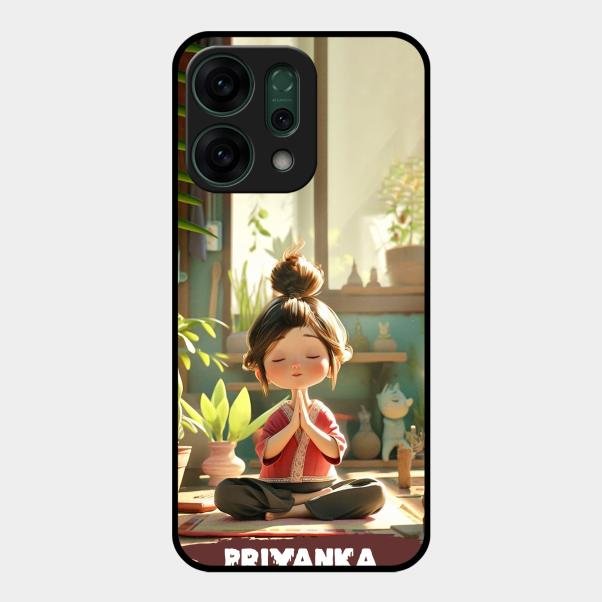 Yoga Glossy Metal Case Cover For Oppo Reno 14 5G