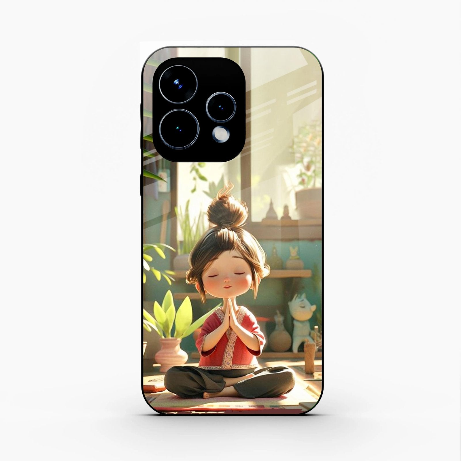 Yoga Glossy Metal Case Cover For Oppo Reno 15 5G