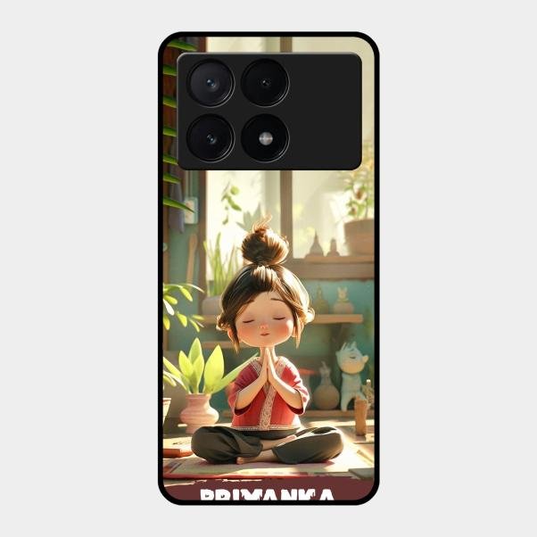 Yoga Glossy Metal Case Cover For Poco X6 Pro 5G