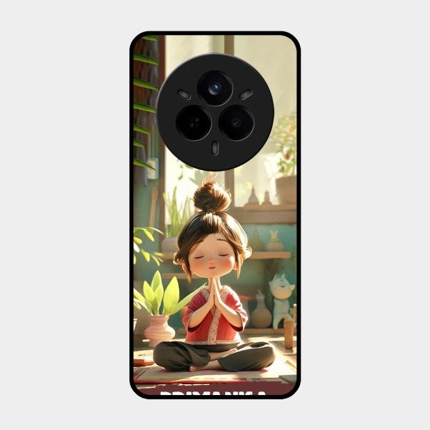 Yoga Glossy Metal Case Cover For Realme 14 Pro Plus 5G