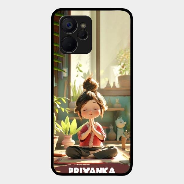Yoga Glossy Metal Case Cover For Realme 9I 5G