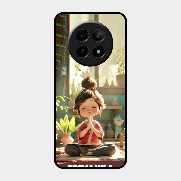 Yoga Glossy Metal Case Cover For Realme C65 5G