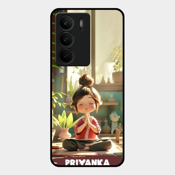 Yoga Glossy Metal Case Cover For Realme C75 5G