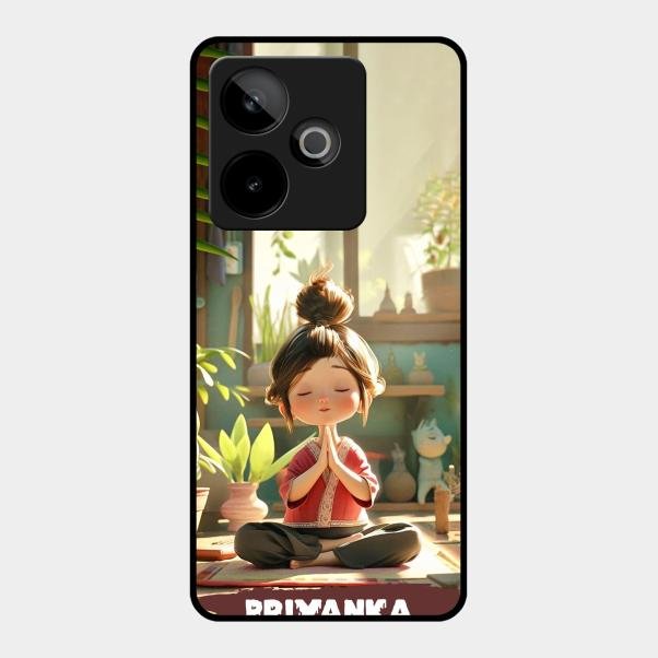 Yoga Glossy Metal Case Cover For Realme Gt 7 5G