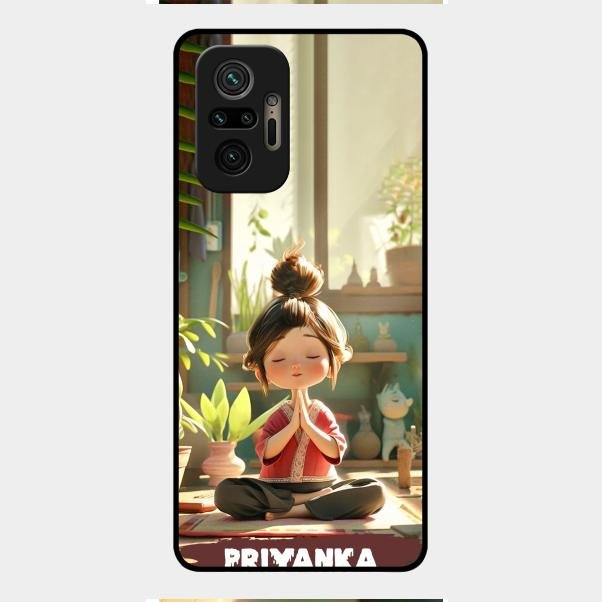 Yoga Glossy Metal Case Cover For Redmi Note 10 Pro
