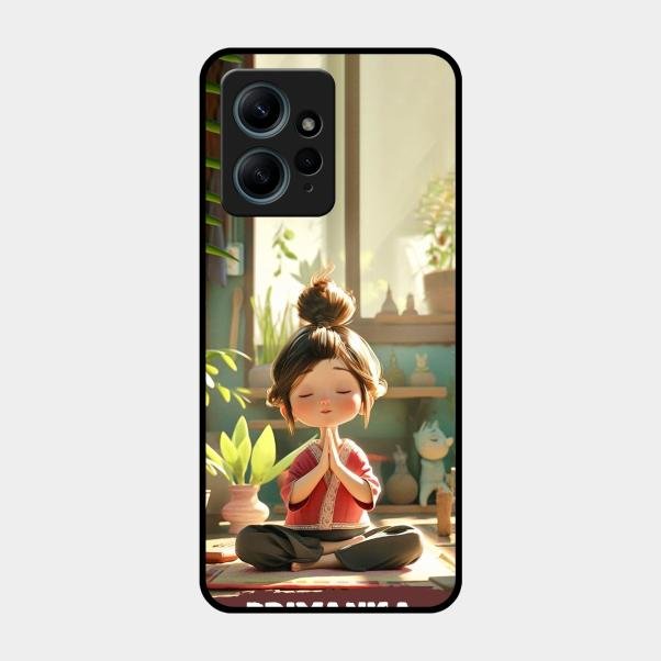 Yoga Glossy Metal Case Cover For Redmi Note 12 4G