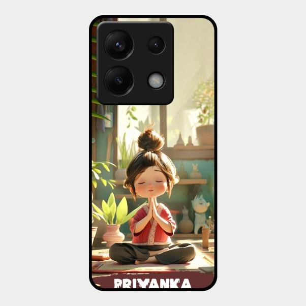 Yoga Glossy Metal Case Cover For Redmi Note 13 Pro 5G
