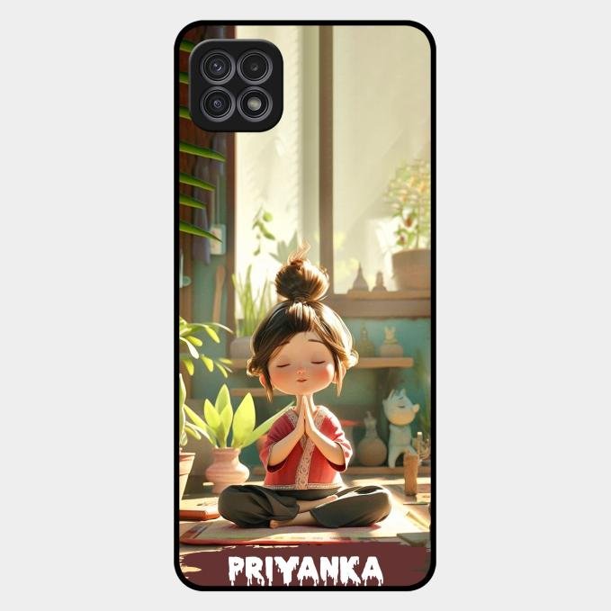Yoga Glossy Metal Case Cover For Samsung Galaxy F42 5G