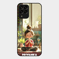 Yoga Glossy Metal Case Cover For Samsung Galaxy M33 5G