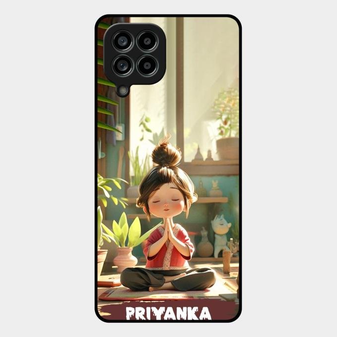 Yoga Glossy Metal Case Cover For Samsung Galaxy M53 5G